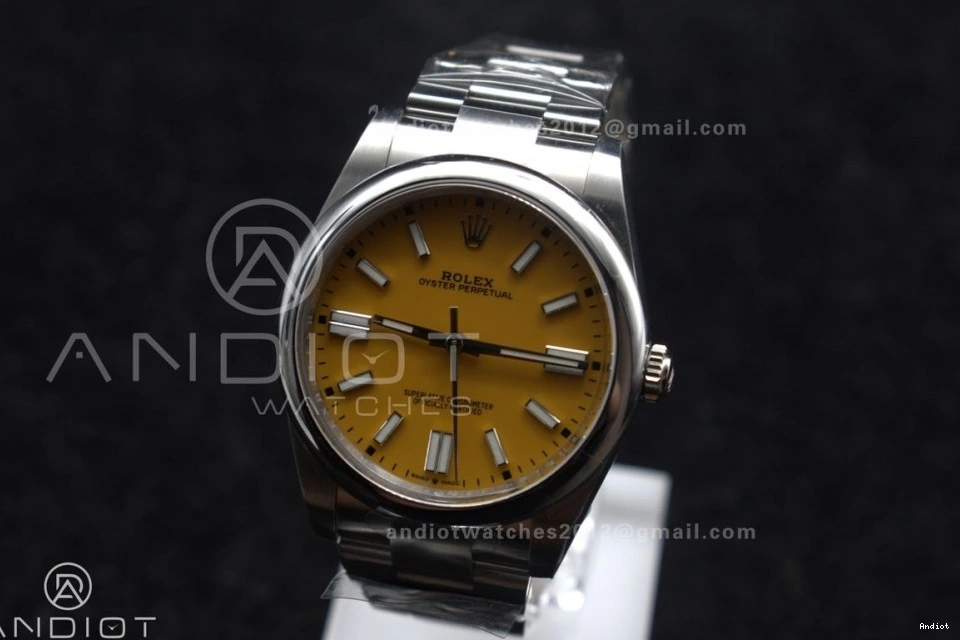 Oyster Dial 1:1 41mm 124300 Clean Best Edition 904L Yellow Steel MultiPurpose 937 VR Perpetual 0718